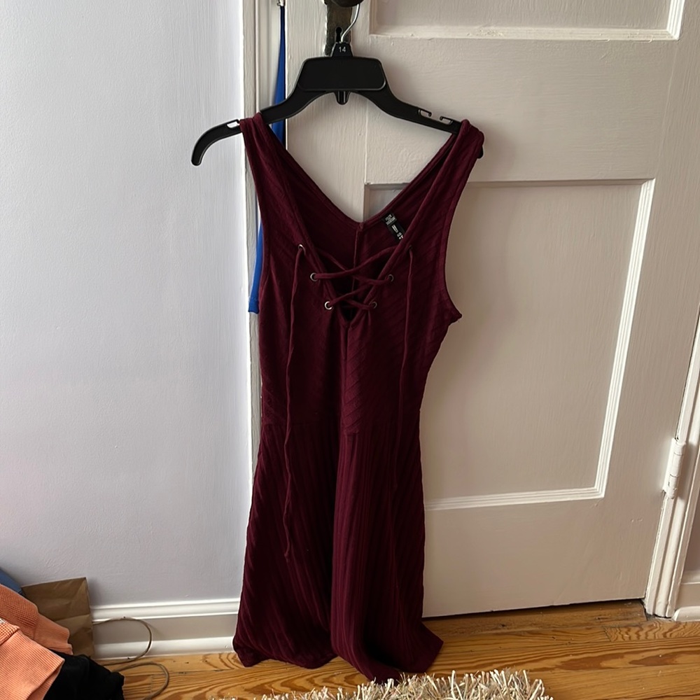 Design Lab lace up dress